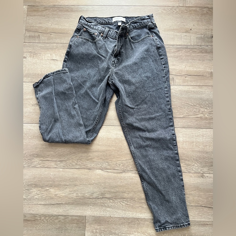 Abercrombie & Fitch Gray Straight Leg Jeans
